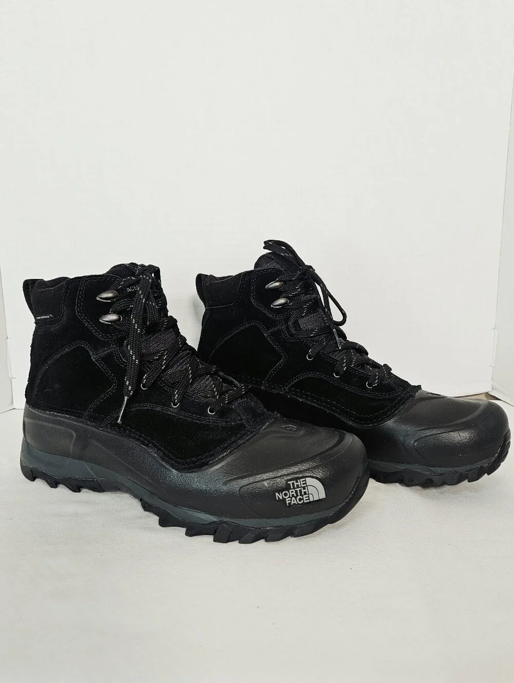 The North Face Snowfuse Insulated Winter Boots Waterproof Black Men 11